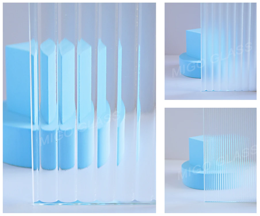 Reeded glass, fluted glass, moru glass Reeded glass, fluted glass, moru glass