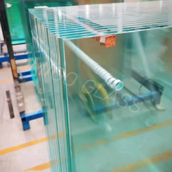 low iron glass railing