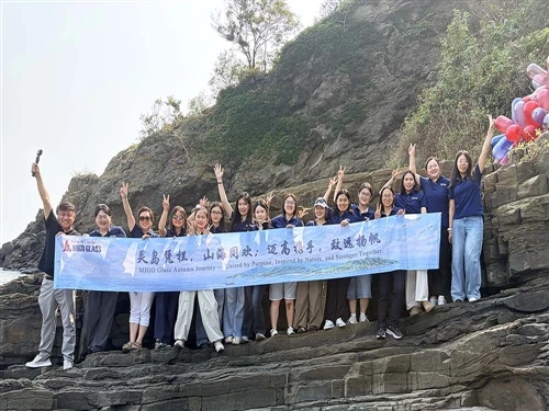 Giornata di team building MIGO GLASS sull'isola di Lingshan