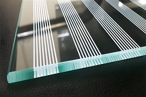 Vetro temperato serigrafato