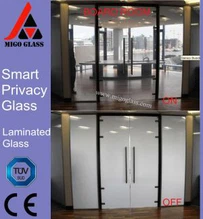 5 millimetri + PDLC + 5 millimetri Magia Smart Glass (SPEGNERE), vetro low-E