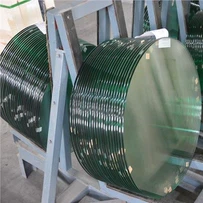 Vetro temperato rotondo per piani d'appoggio